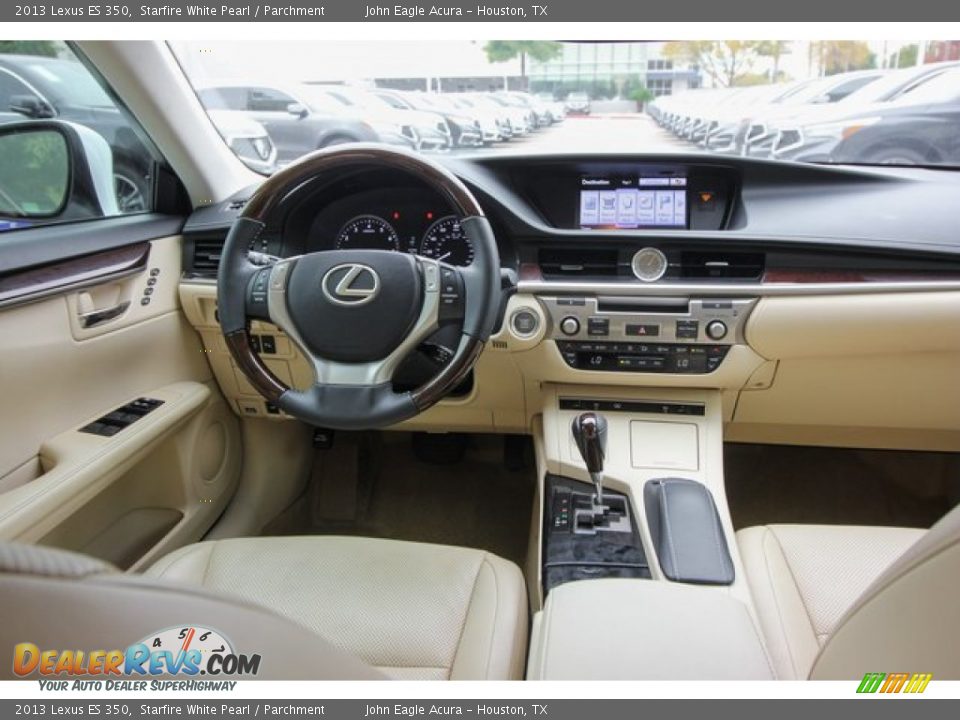 2013 Lexus ES 350 Starfire White Pearl / Parchment Photo #29