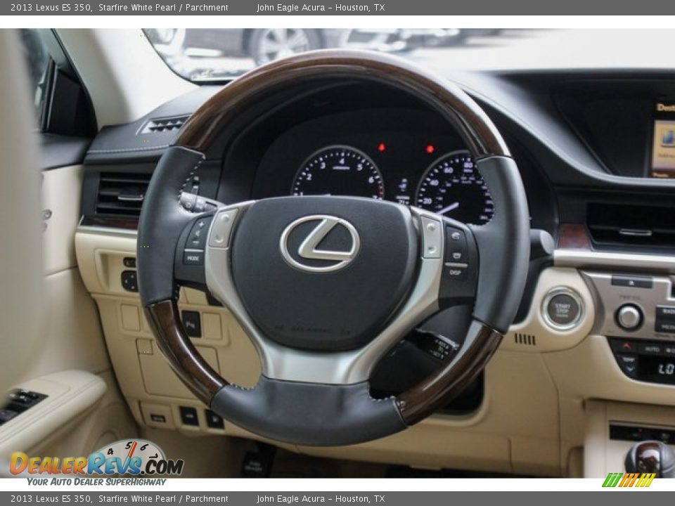 2013 Lexus ES 350 Starfire White Pearl / Parchment Photo #30