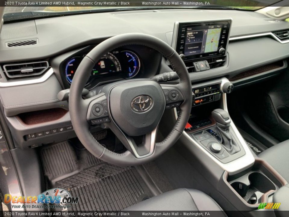 Black Interior - 2020 Toyota RAV4 Limited AWD Hybrid Photo #4