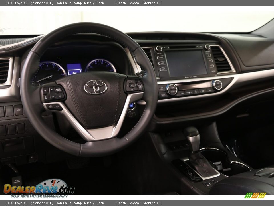 2016 Toyota Highlander XLE Ooh La La Rouge Mica / Black Photo #6