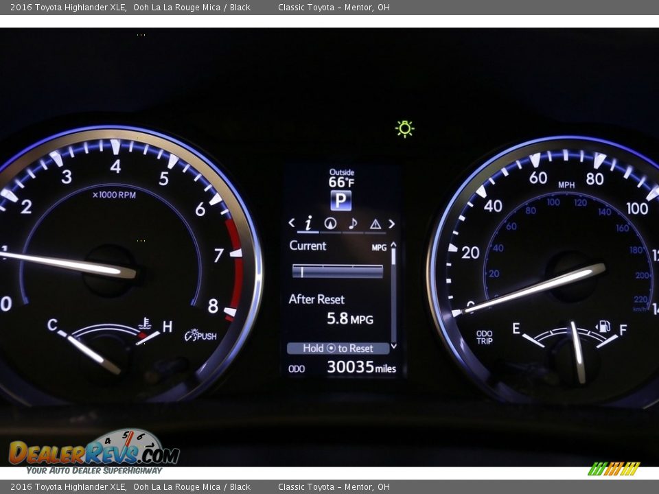 2016 Toyota Highlander XLE Ooh La La Rouge Mica / Black Photo #8