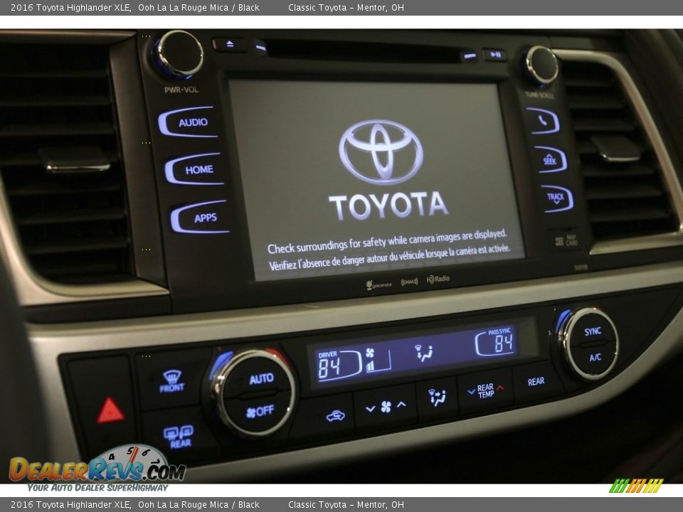 2016 Toyota Highlander XLE Ooh La La Rouge Mica / Black Photo #11