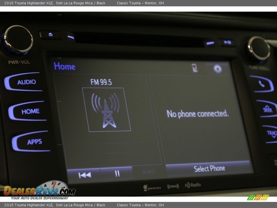 2016 Toyota Highlander XLE Ooh La La Rouge Mica / Black Photo #12