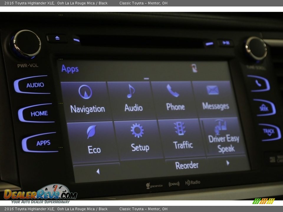 2016 Toyota Highlander XLE Ooh La La Rouge Mica / Black Photo #14