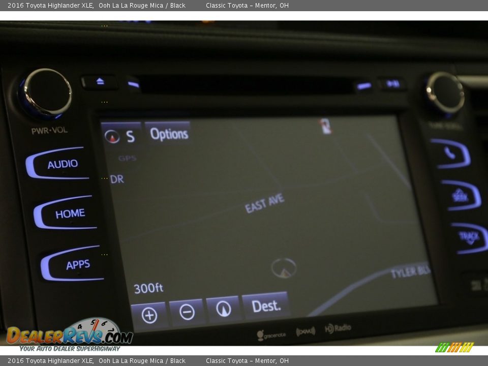 2016 Toyota Highlander XLE Ooh La La Rouge Mica / Black Photo #16