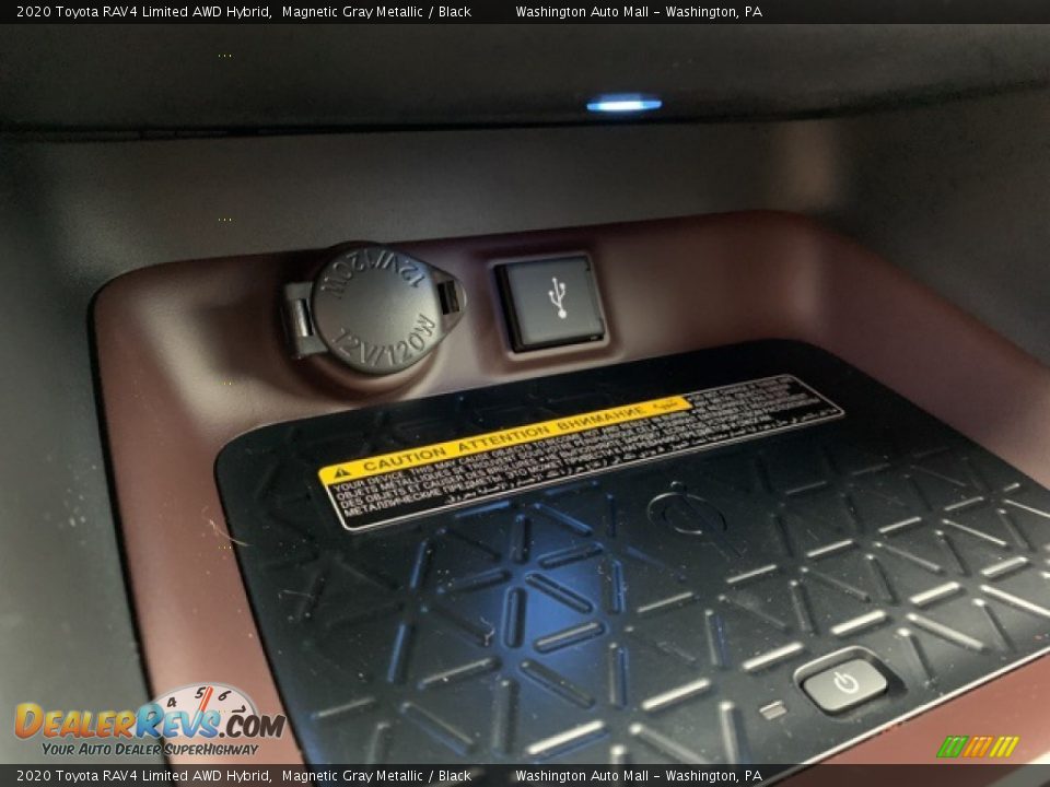 2020 Toyota RAV4 Limited AWD Hybrid Magnetic Gray Metallic / Black Photo #18