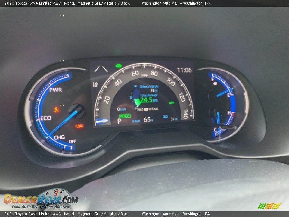 2020 Toyota RAV4 Limited AWD Hybrid Gauges Photo #21