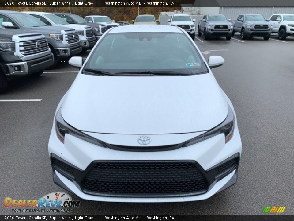 2020 Toyota Corolla SE Super White / Light Gray Photo #2