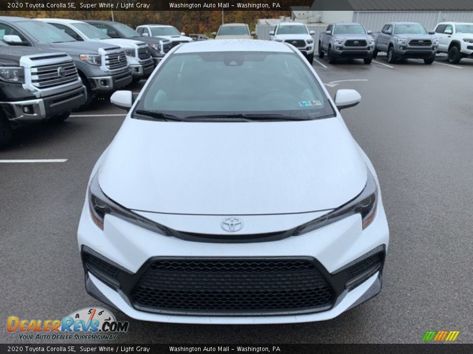 2020 Toyota Corolla SE Super White / Light Gray Photo #2