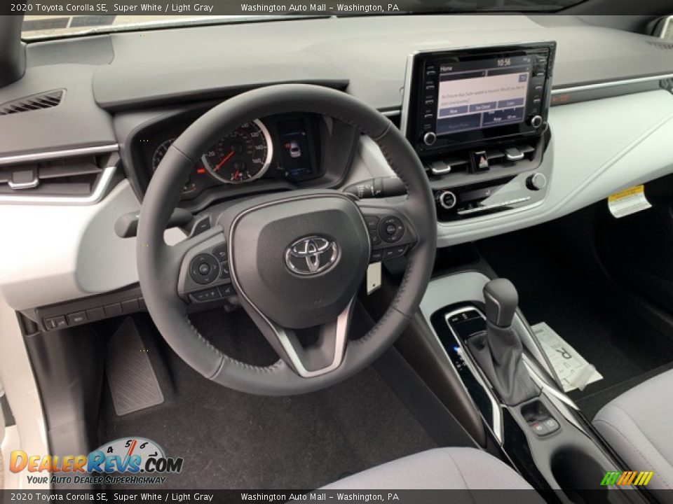 2020 Toyota Corolla SE Super White / Light Gray Photo #4