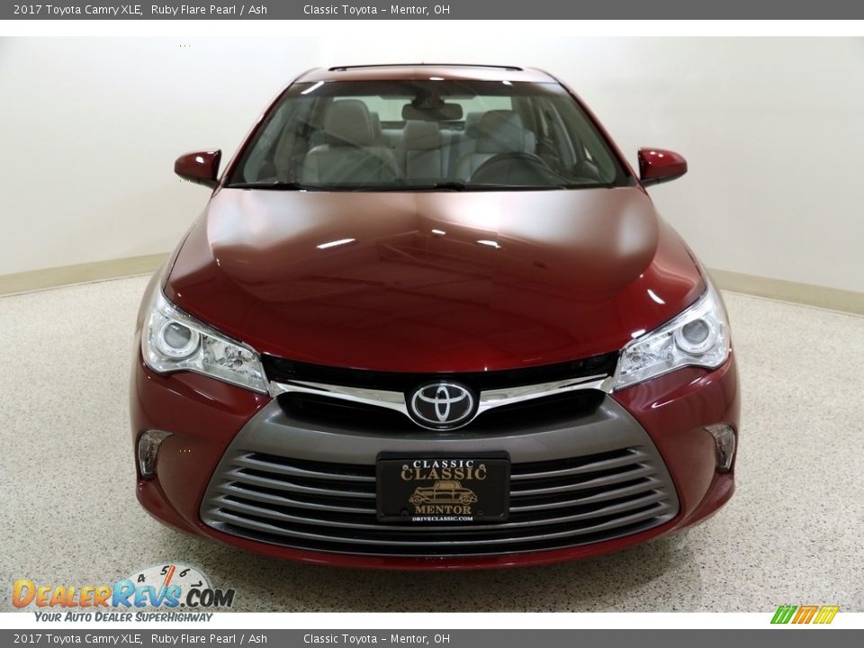 2017 Toyota Camry XLE Ruby Flare Pearl / Ash Photo #2