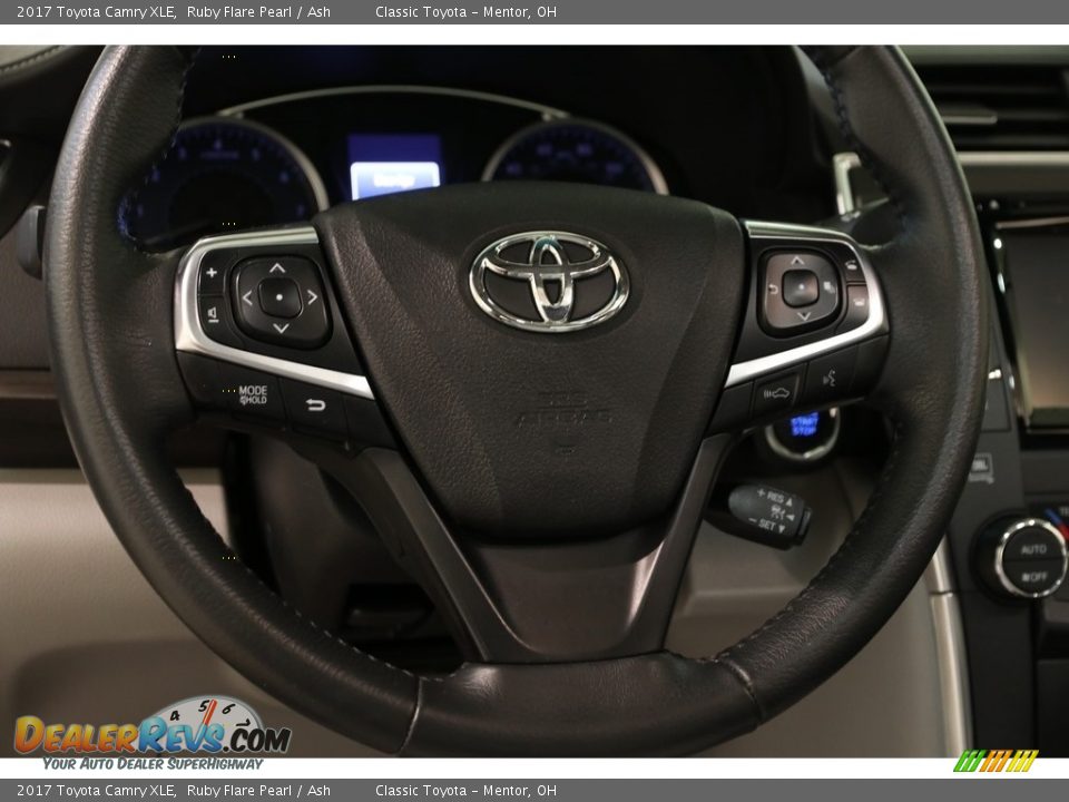 2017 Toyota Camry XLE Ruby Flare Pearl / Ash Photo #7