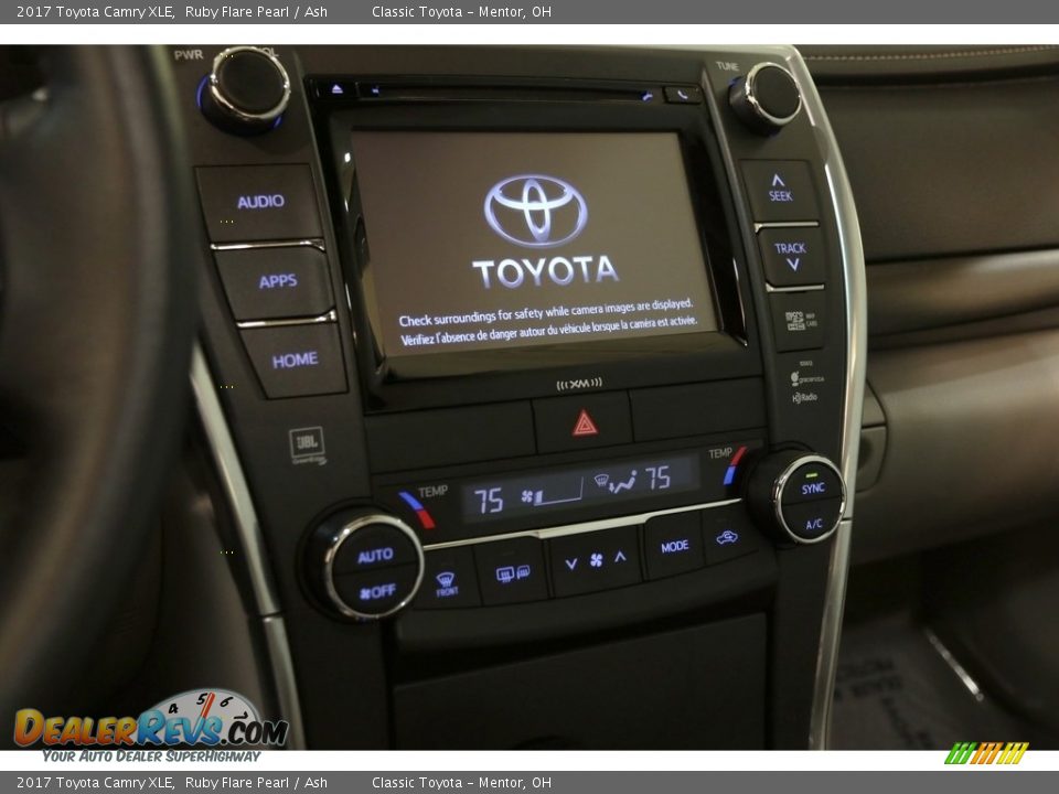 2017 Toyota Camry XLE Ruby Flare Pearl / Ash Photo #9