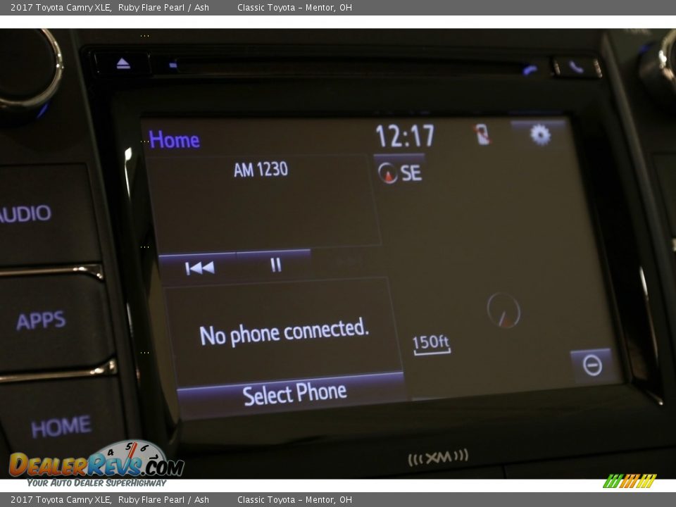 2017 Toyota Camry XLE Ruby Flare Pearl / Ash Photo #10