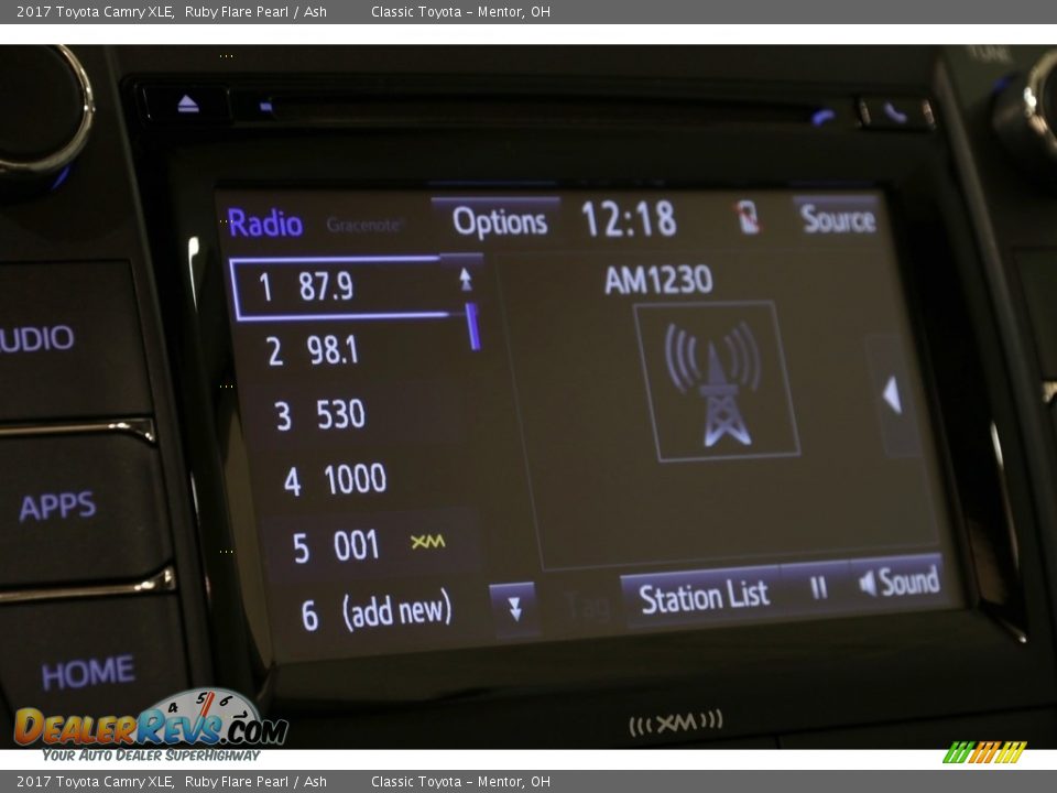 2017 Toyota Camry XLE Ruby Flare Pearl / Ash Photo #11