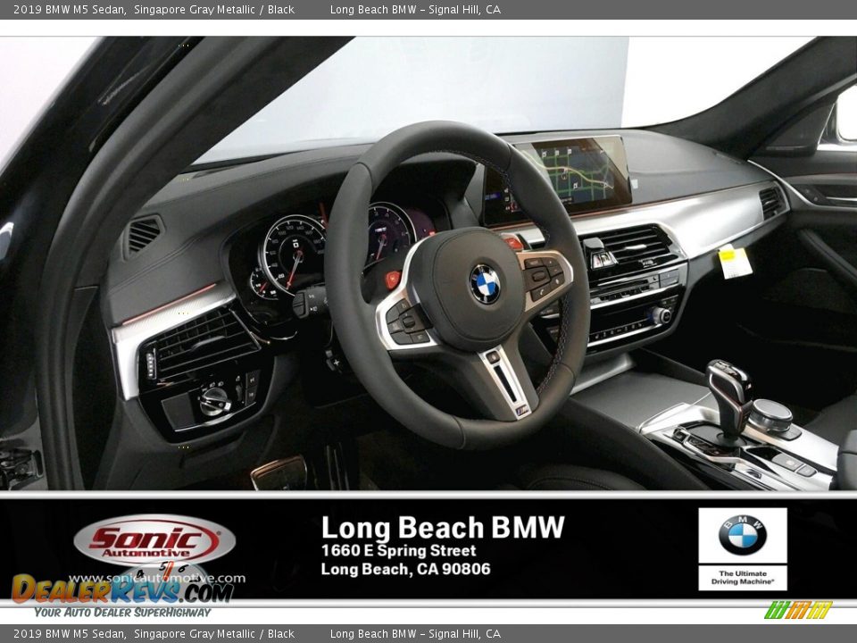 2019 BMW M5 Sedan Singapore Gray Metallic / Black Photo #4