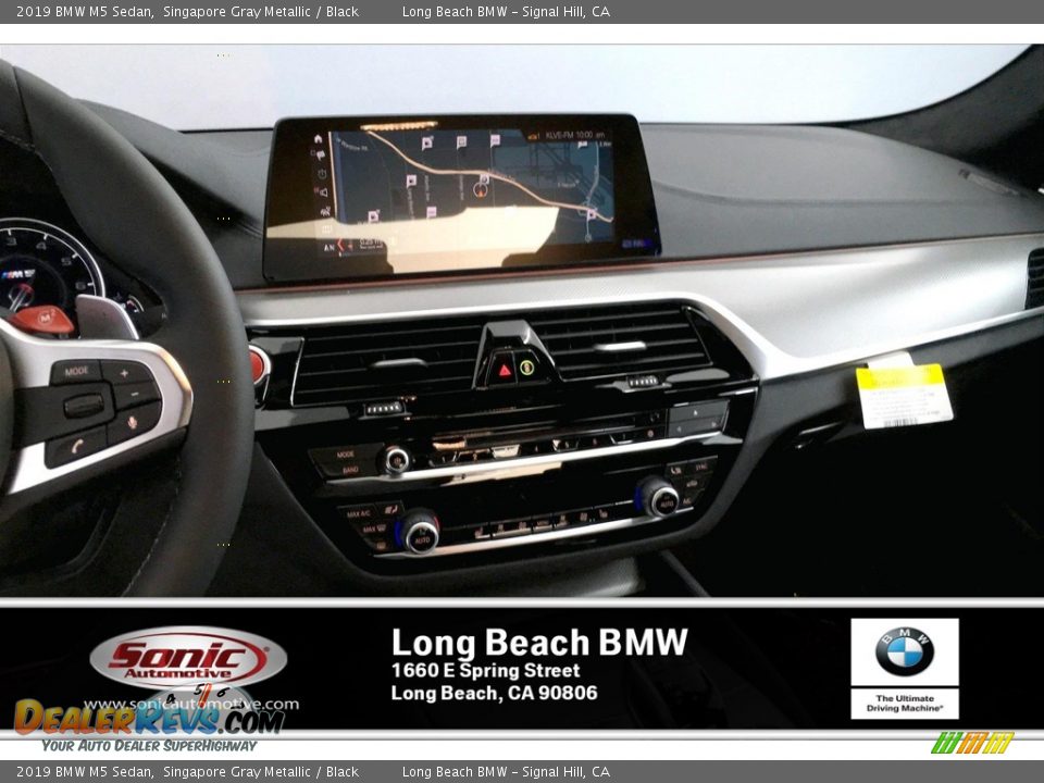 2019 BMW M5 Sedan Singapore Gray Metallic / Black Photo #5