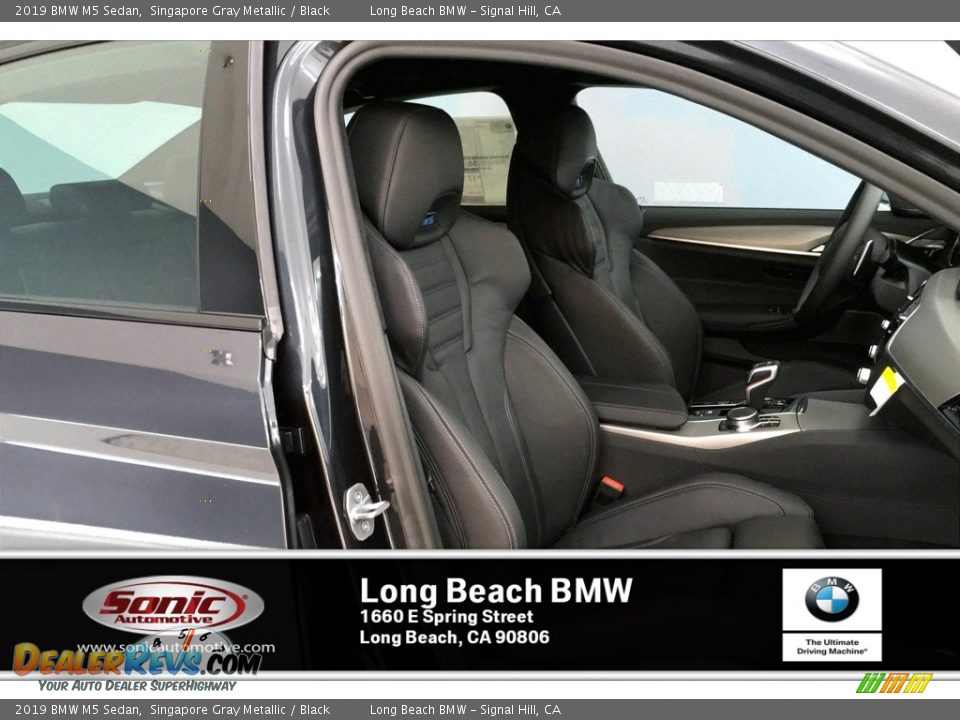 2019 BMW M5 Sedan Singapore Gray Metallic / Black Photo #7