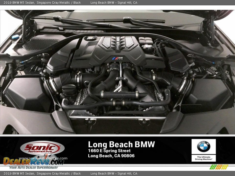 2019 BMW M5 Sedan Singapore Gray Metallic / Black Photo #8