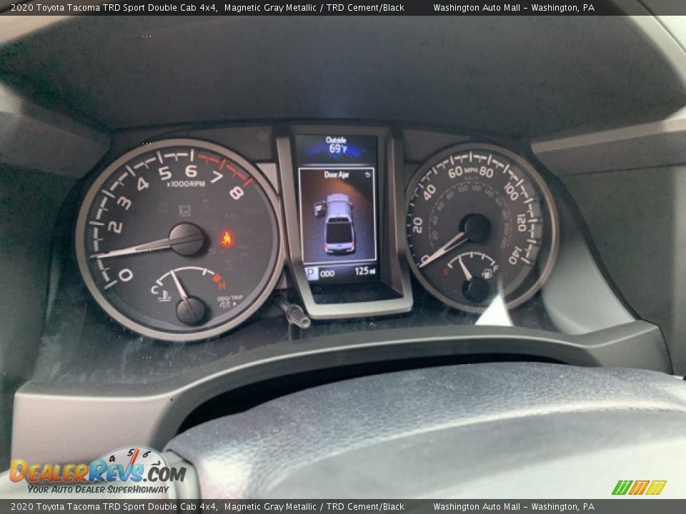 2020 Toyota Tacoma TRD Sport Double Cab 4x4 Gauges Photo #12