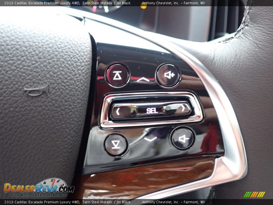 2019 Cadillac Escalade Premium Luxury 4WD Steering Wheel Photo #16