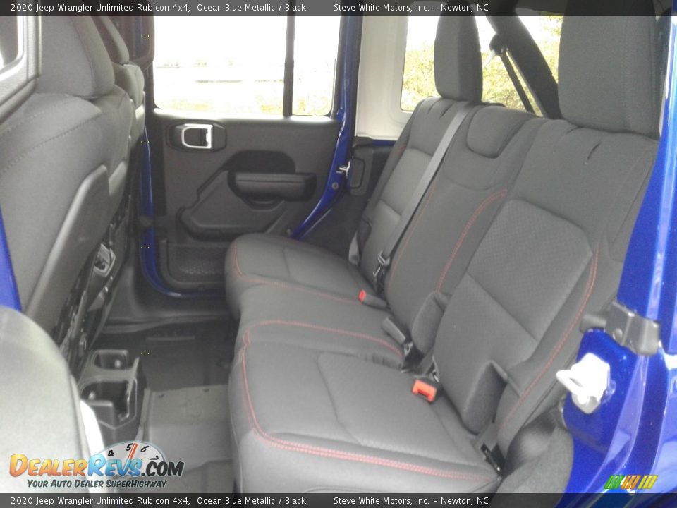 2020 Jeep Wrangler Unlimited Rubicon 4x4 Ocean Blue Metallic / Black Photo #11
