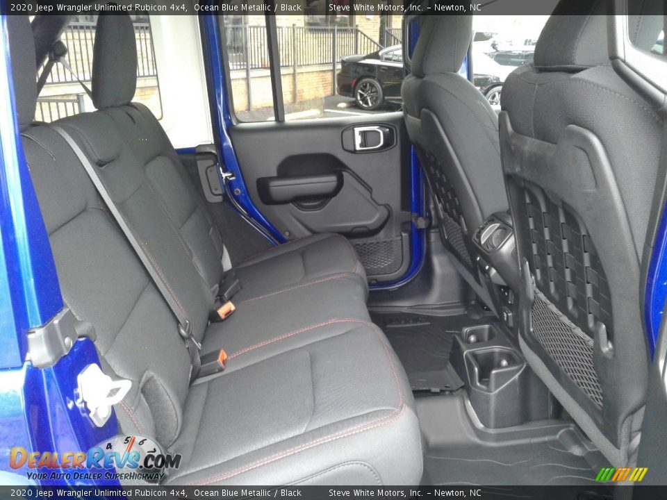 2020 Jeep Wrangler Unlimited Rubicon 4x4 Ocean Blue Metallic / Black Photo #13
