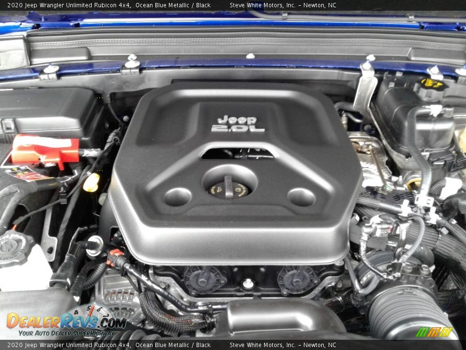 2020 Jeep Wrangler Unlimited Rubicon 4x4 Ocean Blue Metallic / Black Photo #27