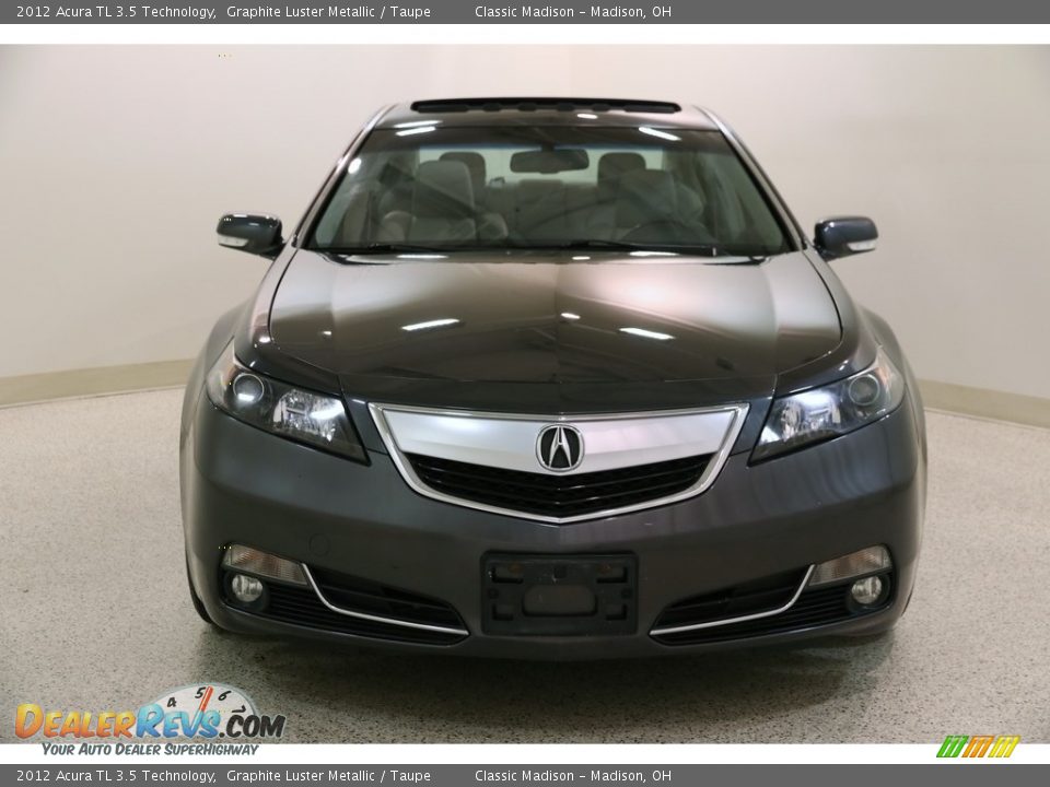 2012 Acura TL 3.5 Technology Graphite Luster Metallic / Taupe Photo #2