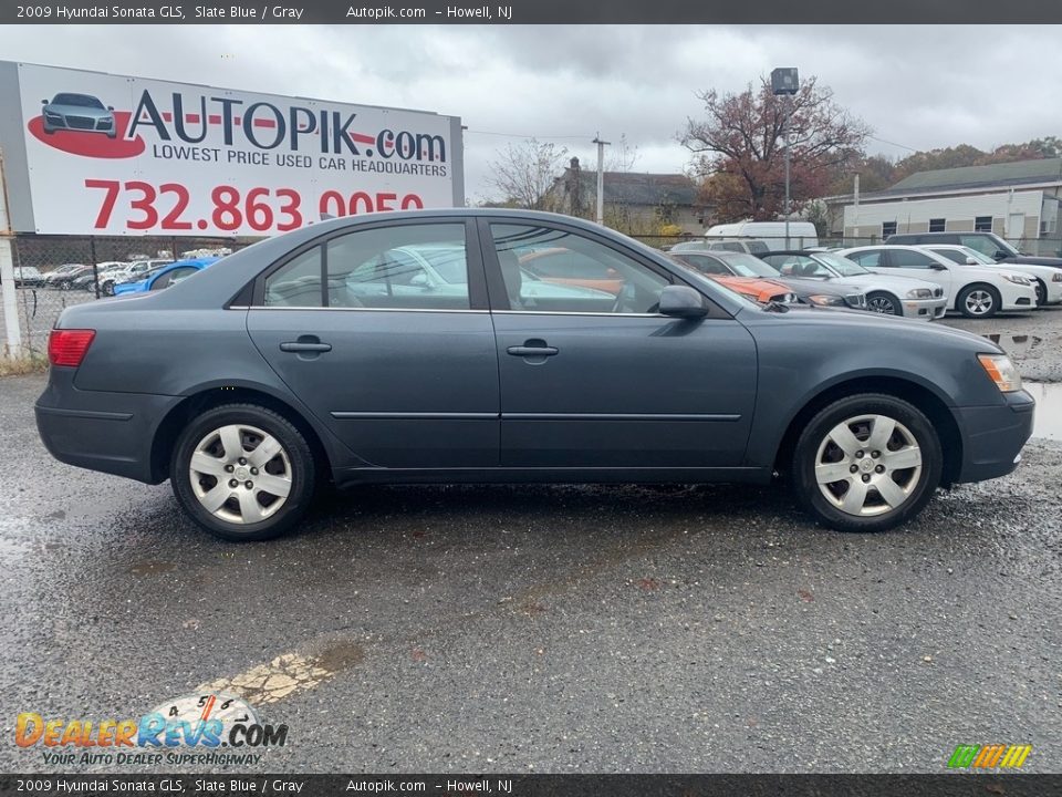 2009 Hyundai Sonata GLS Slate Blue / Gray Photo #2