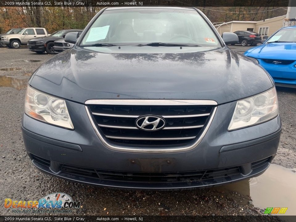 2009 Hyundai Sonata GLS Slate Blue / Gray Photo #8