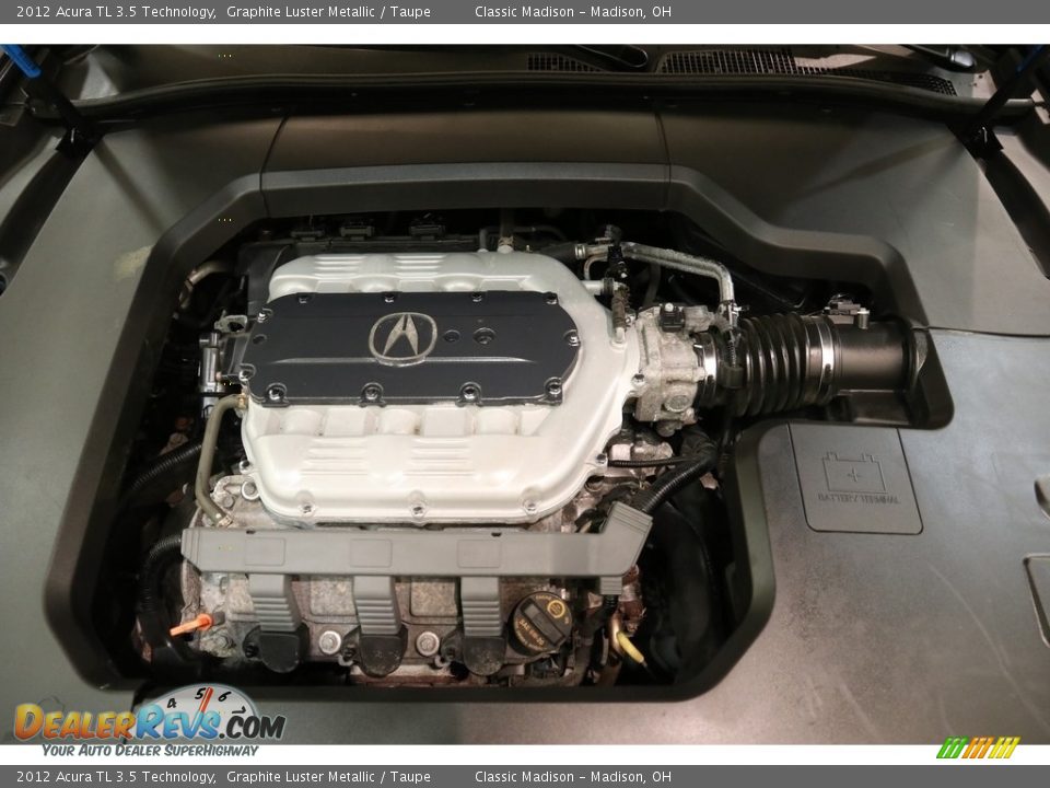 2012 Acura TL 3.5 Technology Graphite Luster Metallic / Taupe Photo #21