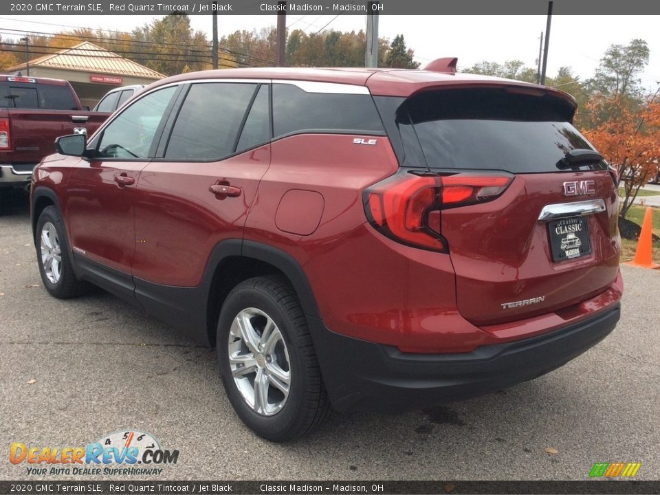 2020 GMC Terrain SLE Red Quartz Tintcoat / Jet Black Photo #7