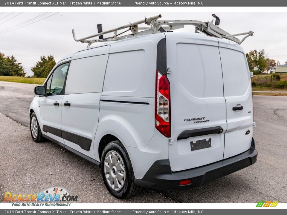 2014 Ford Transit Connect XLT Van Frozen White / Medium Stone Photo #6
