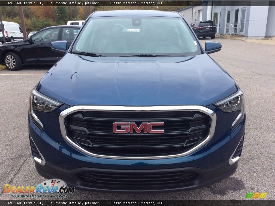 2020 GMC Terrain SLE Blue Emerald Metallic / Jet Black Photo #4