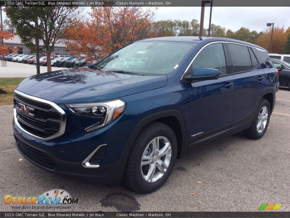 2020 GMC Terrain SLE Blue Emerald Metallic / Jet Black Photo #5