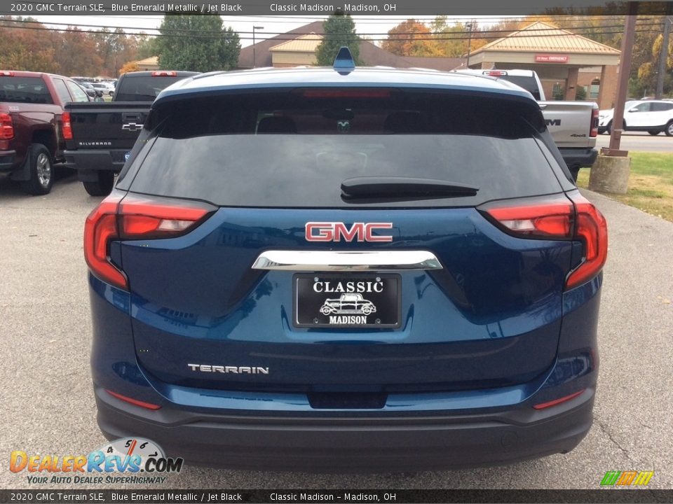 2020 GMC Terrain SLE Blue Emerald Metallic / Jet Black Photo #8