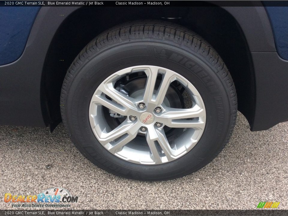2020 GMC Terrain SLE Blue Emerald Metallic / Jet Black Photo #9