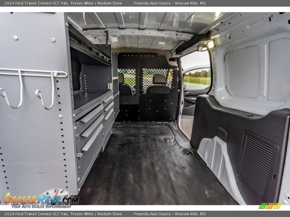 2014 Ford Transit Connect XLT Van Frozen White / Medium Stone Photo #24