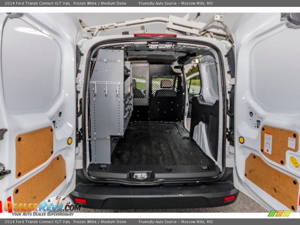 2014 Ford Transit Connect XLT Van Frozen White / Medium Stone Photo #25