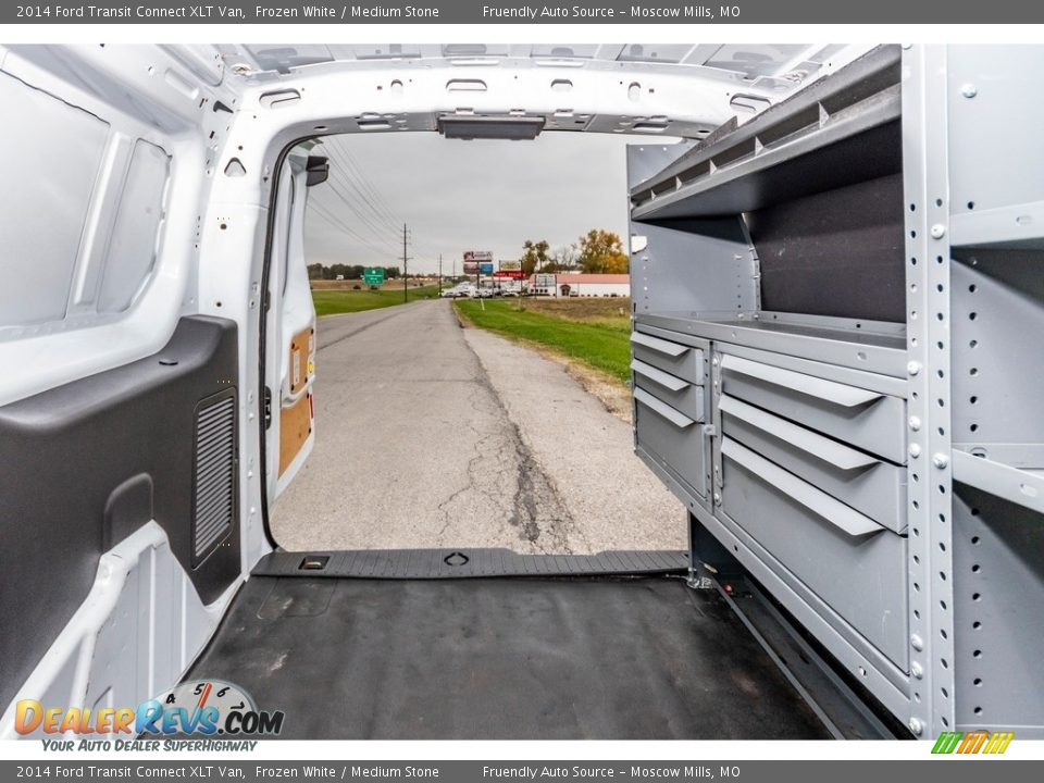 2014 Ford Transit Connect XLT Van Frozen White / Medium Stone Photo #27