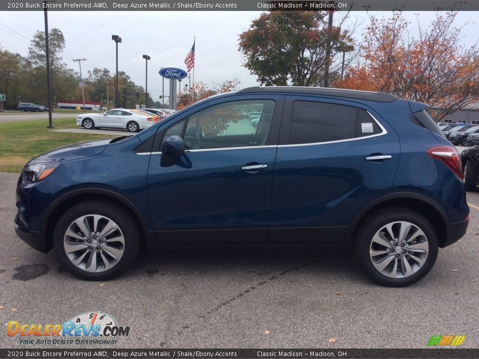 Deep Azure Metallic 2020 Buick Encore Preferred AWD Photo #6