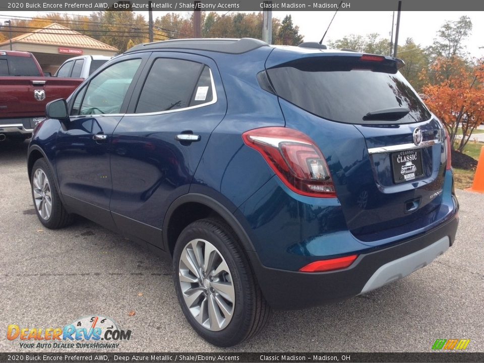 2020 Buick Encore Preferred AWD Deep Azure Metallic / Shale/Ebony Accents Photo #7