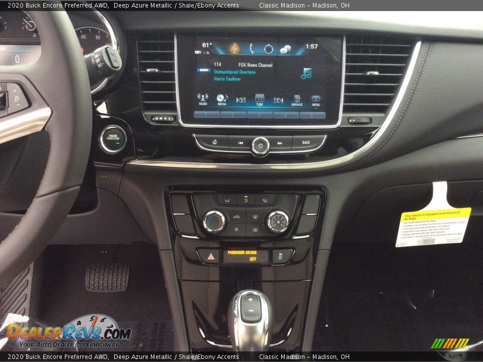 2020 Buick Encore Preferred AWD Deep Azure Metallic / Shale/Ebony Accents Photo #13