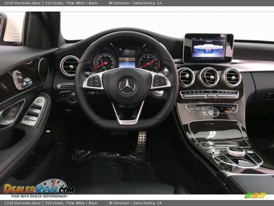 2018 Mercedes-Benz C 300 Sedan Polar White / Black Photo #4