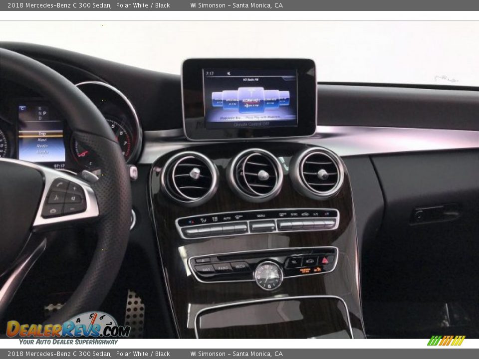 2018 Mercedes-Benz C 300 Sedan Polar White / Black Photo #5