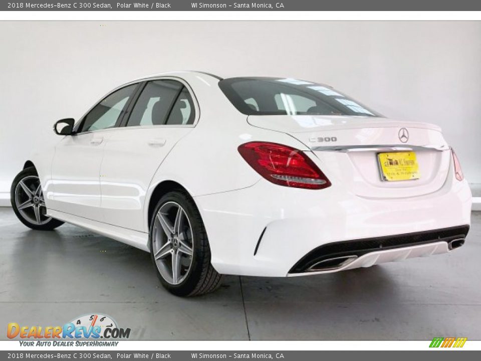 2018 Mercedes-Benz C 300 Sedan Polar White / Black Photo #10