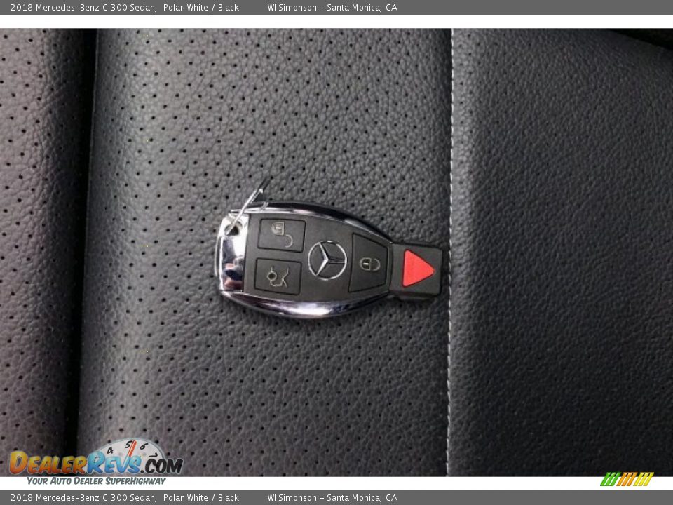 2018 Mercedes-Benz C 300 Sedan Polar White / Black Photo #11