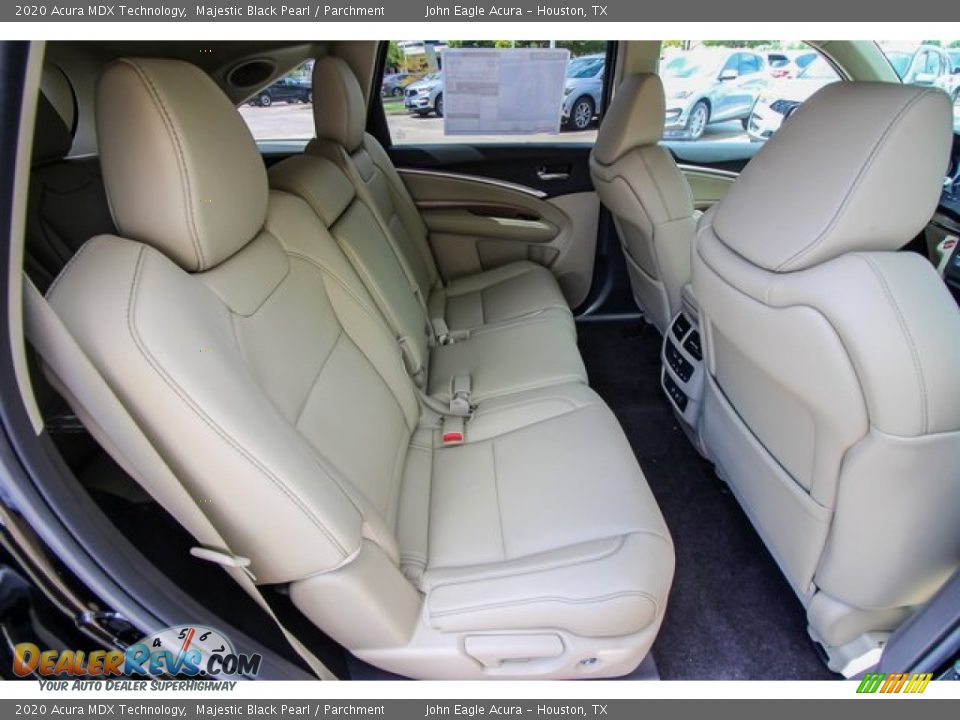 2020 Acura MDX Technology Majestic Black Pearl / Parchment Photo #23