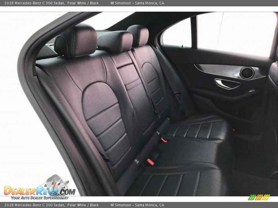 2018 Mercedes-Benz C 300 Sedan Polar White / Black Photo #13